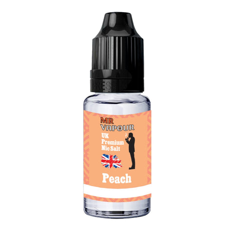 Peach Nic Salt E-Liquid by Mr Vapour 10ml - ECIGSTOREUK