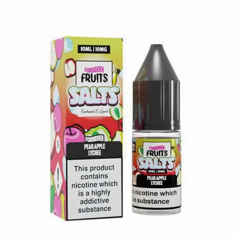 Pear Apple Lychee Nicotine Salt by Forbidden Fruits 10ml - ECIGSTOREUK