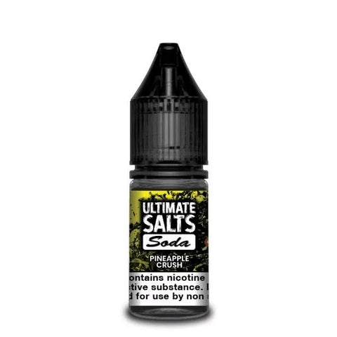 Pineapple Crush Nic Salt E-Liquid by Ultimate Salts Soda 10ml - ECIGSTOREUK