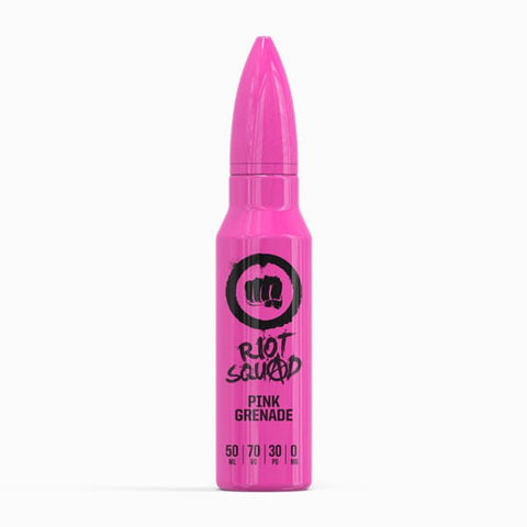 Pink Grenade Shortfill E-Liquid by Riot Squad 50ml - ECIGSTOREUK