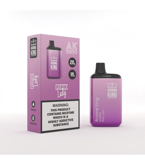 Pink Lady Aroma King 5500 Metallic Disposable Vape Device - ECIGSTOREUK