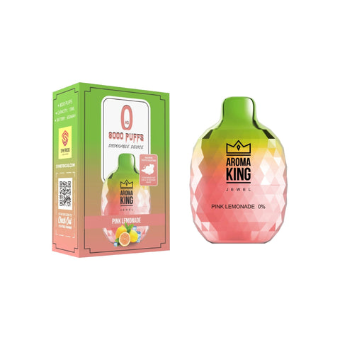 Pink Lemonade Aroma King Jewel 8000 Disposable Device - ECIGSTOREUK