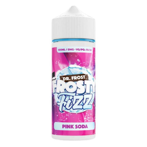Pink Soda Shortfill E Liquid by Dr Frost Frosty Fizz 100ml - ECIGSTOREUK