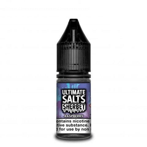 Raspberry Nic Salt E-Liquid by Ultimate Salts Sherbet 10ml - ECIGSTOREUK