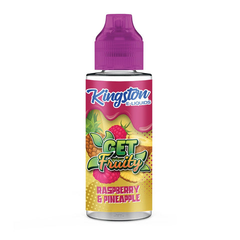 Raspberry Pineapple E Liquid by Kingston Get Fruity 100ml - ECIGSTOREUK