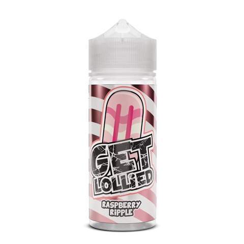 Raspberry Ripple Shortfill E-Liquid by By Ultimate Puff Get Lollied 100ml - ECIGSTOREUK