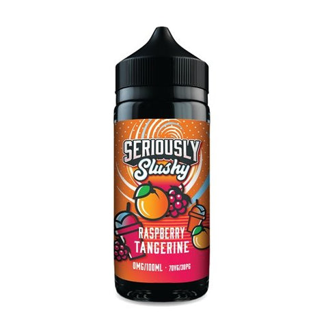 Raspberry Tangerine Seriously Slushy Shortfill E-Liquid by Doozy Vape Co 100ml - ECIGSTOREUK