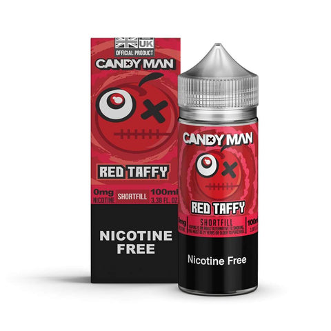 Red Taffy Shortfill E Liquid by Candy Man Keep It 100 100ml - ECIGSTOREUK