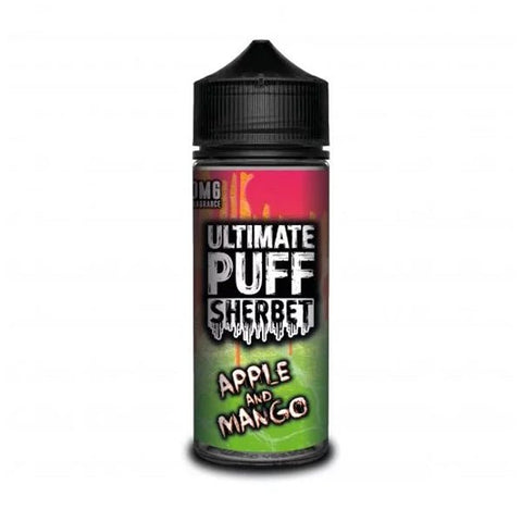 Sherbet Apple &amp; Mango Shortfill E Liquid by Ultimate Puff 100ml - ECIGSTOREUK