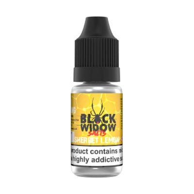 Sherbet Lemon Nic Salt E-Liquid by Black Widow 10ml - ECIGSTOREUK