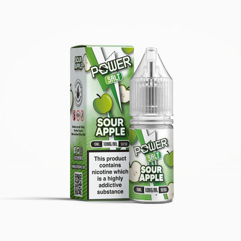 Sour Apple Power Nicotine Salt by Juice N Power 10ml - ECIGSTOREUK