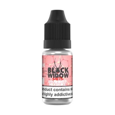 Stawberry Milkshake Nic Salt E-Liquid by Black Widow 10ml - ECIGSTOREUK