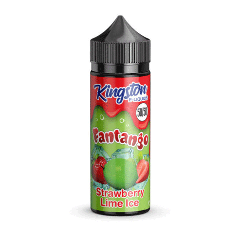 Strawberry &amp; Lime Ice Fantango Shortfill E Liquid by 50-50 Kingston 100ml - ECIGSTOREUK