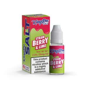 Strawberry And Lime Nic Salt E-Liquid by Kingston 10ml - ECIGSTOREUK