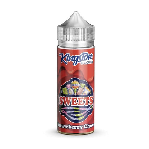 Strawberry Chew Sweets Shortfill E Liquid by Kingston 100ml - ECIGSTOREUK