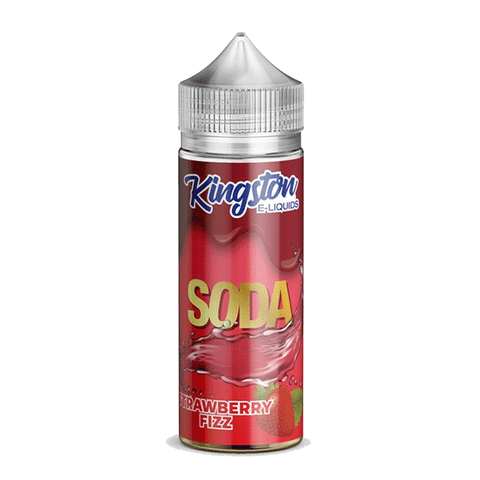 Strawberry Fizz Soda Shortfill E Liquid by Kingston 100ml - ECIGSTOREUK