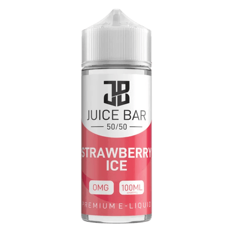 Strawberry Ice Shortfill E Liquid by Juice Bar 50/50 100ml - ECIGSTOREUK