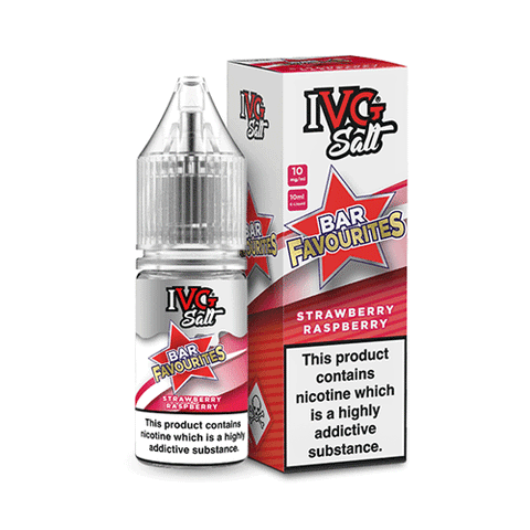 Strawberry Raspberry Nic Salt E-Liquid By IVG Bar Favourites 10x10ml - ECIGSTOREUK