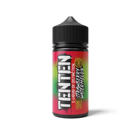 Strawberry Watermelon E-Liquid Shortfill by TenTen 100ml - ECIGSTOREUK
