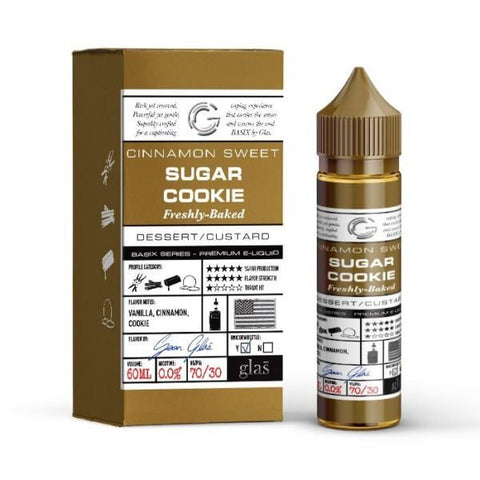 Sugar Cookie Shortfill E Liquid by Glas Basix 50ml - ECIGSTOREUK