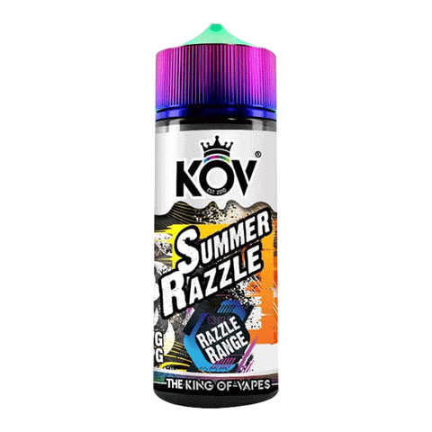 Summer Razzle Shortfill E-Liquid by By KOV Razzle Range 100ml - ECIGSTOREUK