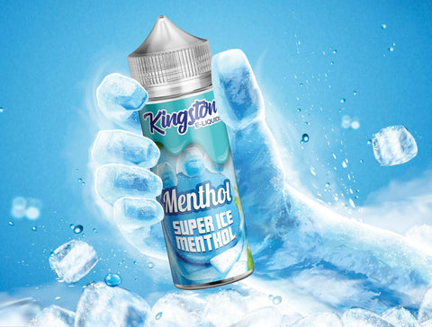 Super Ice Shortfill E Liquid by Kingston Menthol 100ml - ECIGSTOREUK