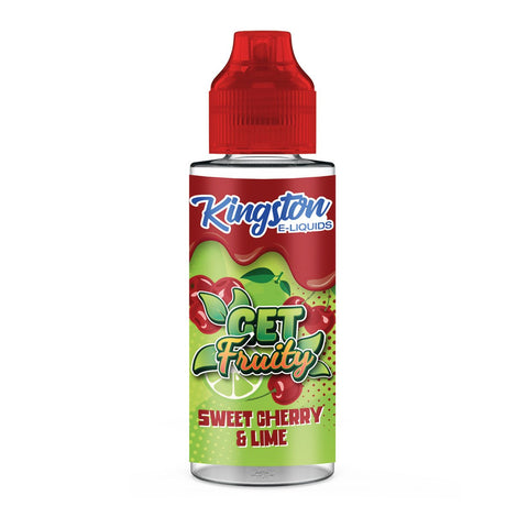 Sweet Cherry Lime E Liquid by Kingston Get Fruity 100ml - ECIGSTOREUK