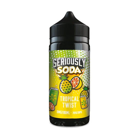 Tropical Twist E-liquid Shortfill by Seriously Soda 100ml - ECIGSTOREUK