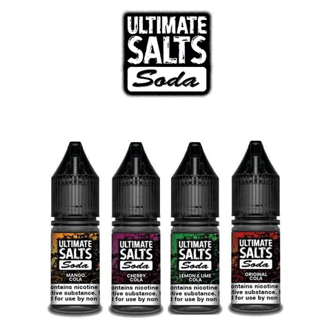 Ultimate Salts Soda Nic Salt E-Liquid 10ml - ECIGSTOREUK