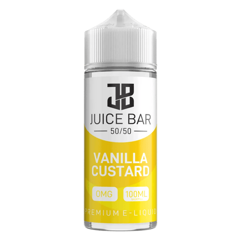 Vanilla Custard Shortfill E Liquid by Juice Bar 50/50 100ml - ECIGSTOREUK