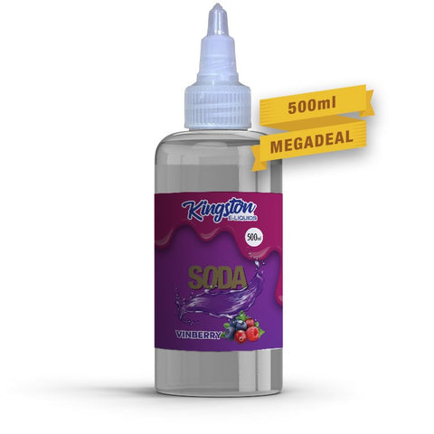 Vinberry Soda Shortfill E Liquid By Kingston 500ml - ECIGSTOREUK